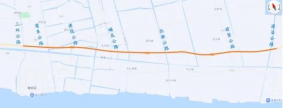 沪陈海公路中段修复养护工程预计国庆节前完工