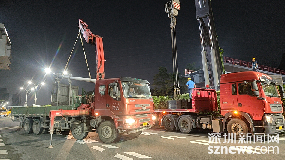 龙岗交警严查违法占道施工5月份行拘2人