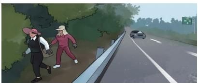 高速公路供车行行人进入危险至【农村交通安全知识系列手册】(图3)