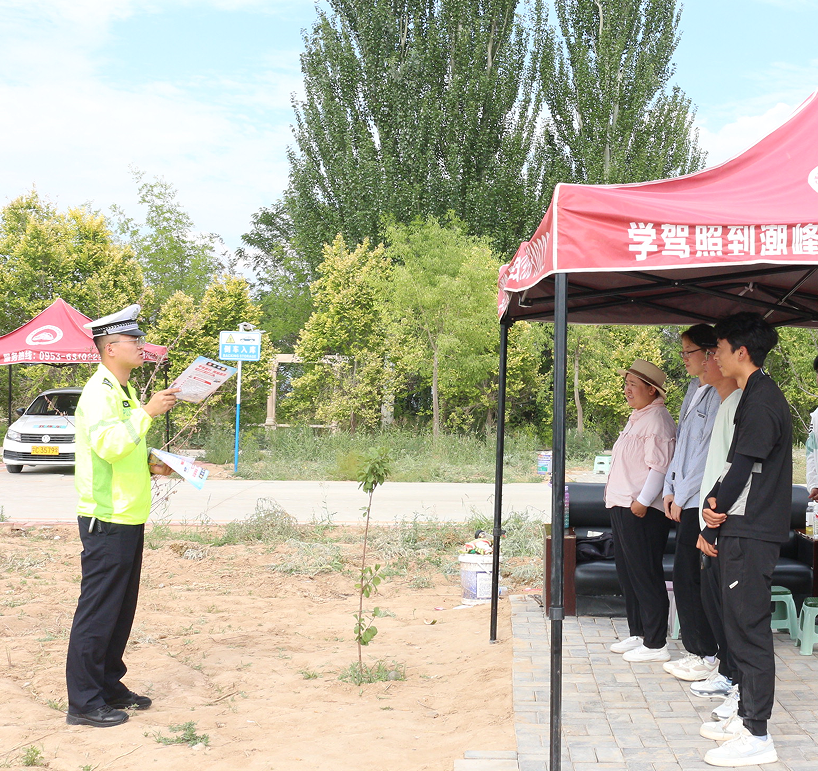 红寺堡交警多措并举开展夏季交通秩序整治行动(图3)