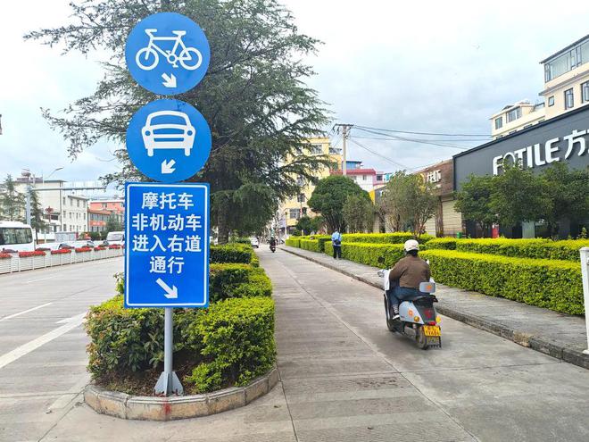 首批打造3个示范路口大理市持续推进非机动车交通组织优化