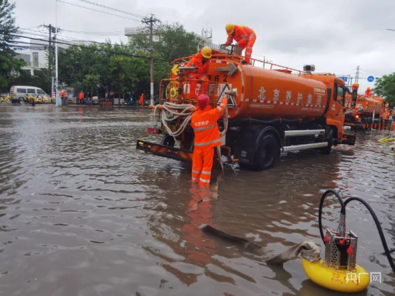 强降雨来袭北京昌平区多部门多举措应对(图4)