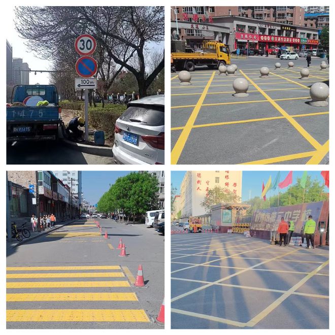 忻州市区校园周边道路交通安全设施升级(图3)
