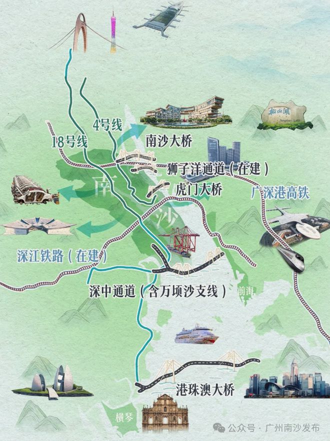 深中通道南沙线将助南沙能级提升！(图3)
