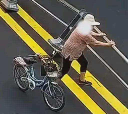 马路惊现‘大力士’大妈推倒护栏引热议安全与规则意识不容忽视(图3)