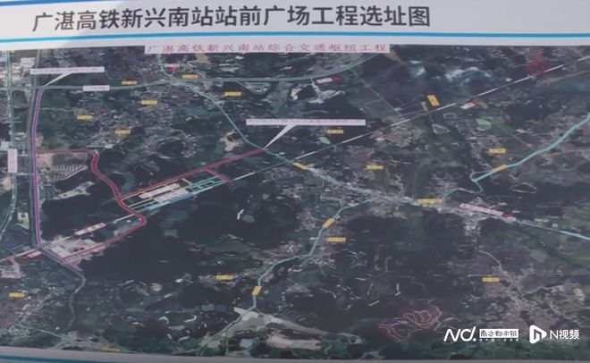 紧抓黄金施工期！广湛高铁新兴南站综合交通枢纽工程进展顺利(图3)