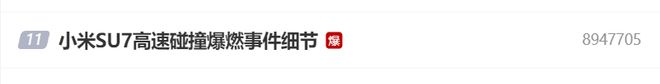 小米SU7爆燃酿悲剧3名女大学生遇难事发三天雷军没回应(图5)