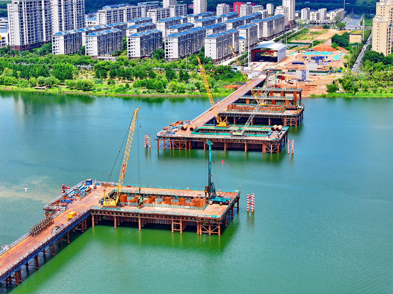 江西吉水：“两桥”项目建设有序推进