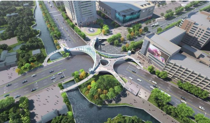 济南泉城路更新改造提升设计发布芙蓉街附近将建过街天桥
