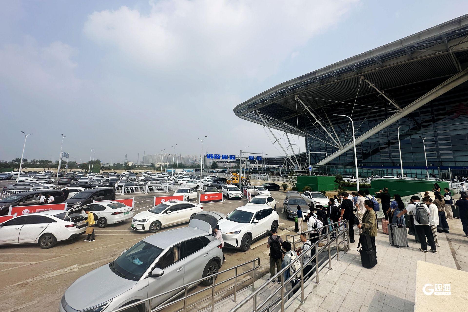记者在现场丨青岛北站西广场有变化出行更畅通(图2)