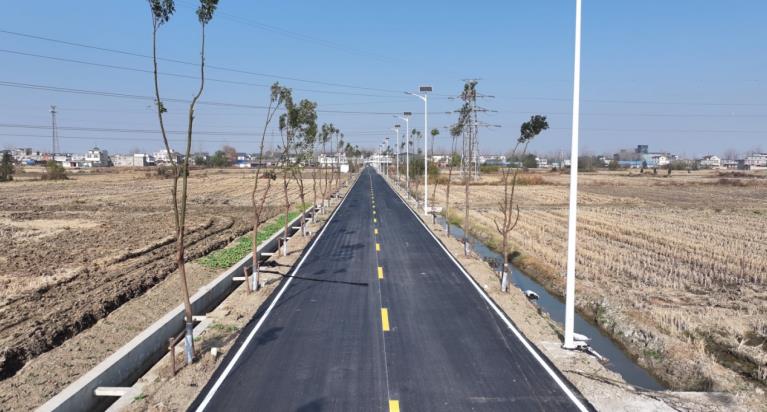 淮南市潘集区：建好农村公路助力乡村振兴