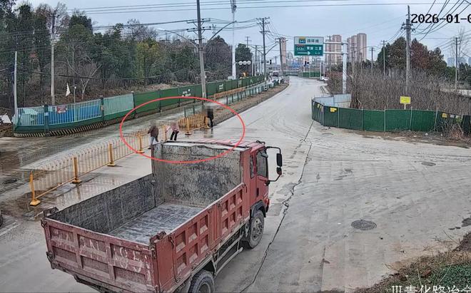 为图方便拆护栏货车司机被青山交警依法处理