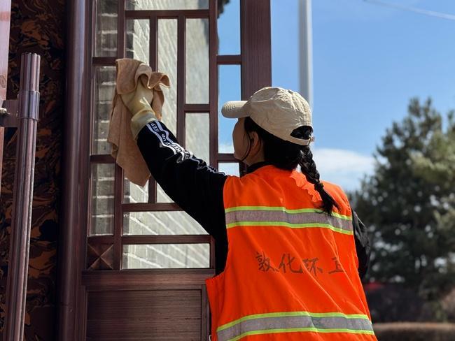 敦化市洁城环卫开展春季环境卫生大清扫行动(图5)