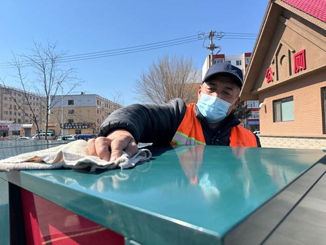 敦化市洁城环卫开展春季环境卫生大清扫行动(图8)