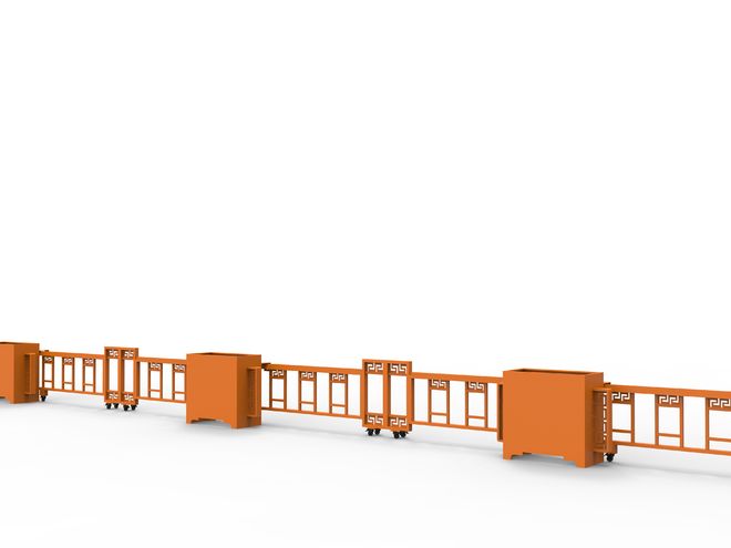 靠谱的装配式伸缩花箱护栏市政道路伸缩花箱护栏厂商口碑(图2)